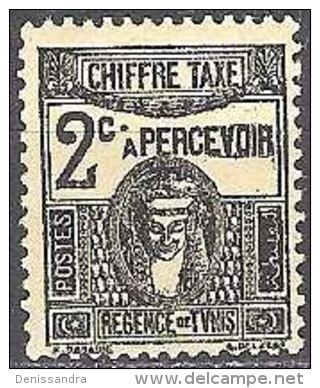Tunisie 1923 Michel Taxe 38 Neuf * Cote (2005) 0.40 Euro Sphinx - Postage Due