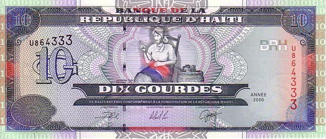 HAÏTI    10 Gourdes   Emission 2000    Pick 265    *****BILLET  NEUF***** - Haïti