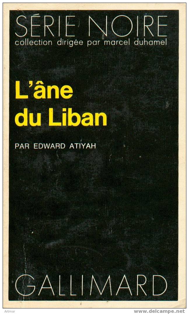 N° 1649 - EO 1973 - E  ATIYAH - L'ÂNE DU LIBAN - Série Noire