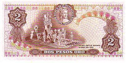 COLOMBIE  2 Pesos Oro  Daté Du 0°1-01-1973   Pick 413a   *****BILLET  NEUF***** - Kolumbien