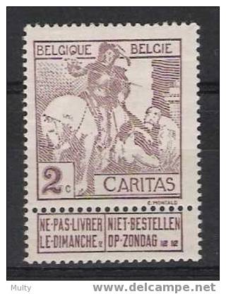 Belgie OCB 85 (*) - 1910-1911 Caritas