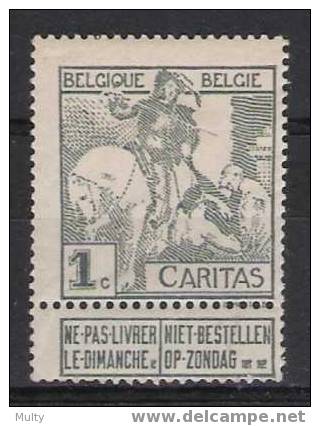 Belgie OCB 84 (*) - 1910-1911 Caritas