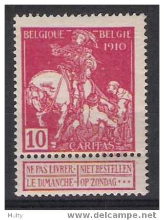 Belgie OCB 91 (*) - 1910-1911 Caritas