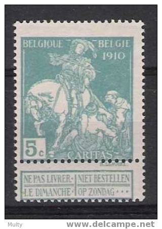 Belgie OCB 90 (*) - 1910-1911 Caritas