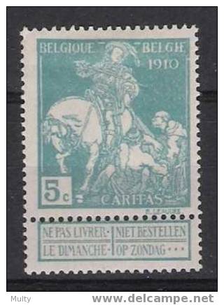 Belgie OCB 90 (*) - 1910-1911 Caritas