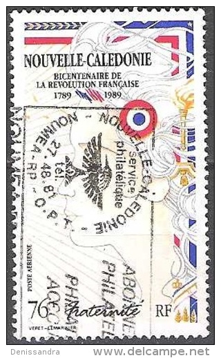 Nouvelle Caledonie 1989 Michel 854 O Cote (2005) 2.15 € 200 Ans Révolution Française La Fraternité - Oblitérés