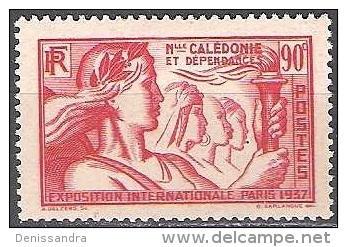 Nouvelle Caledonie 1937 Yvert 170 Neuf * Cote (2015) 4.00 Euro Exposition Internationale De Paris - Neufs