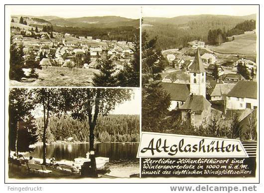 D 3060 - (Feldberg-) Altglashütten (Schwarzwald) - S/w MBk - Feldberg