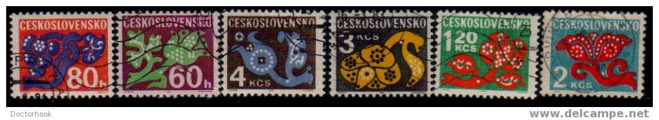 CZECHOSLOVAKIA   Scott   #  J 95-106  VF USED - Timbres-taxe