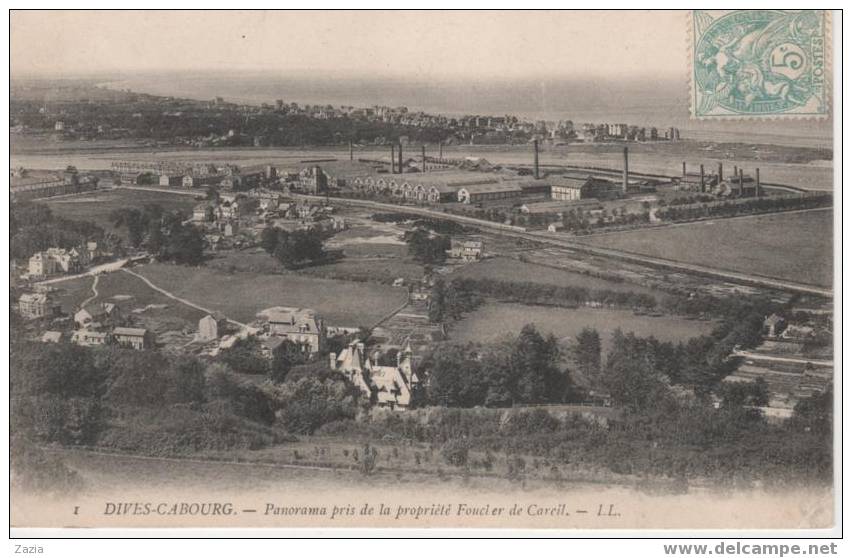 14.115/ DIVES - Panorama Pris De La Propriété Foucler De Careil - Dives