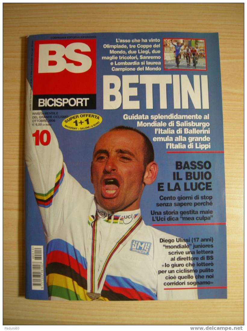 BS Bicisport 2006 N° 10 Ottobre (Bettini MONDIALE) - Deportes