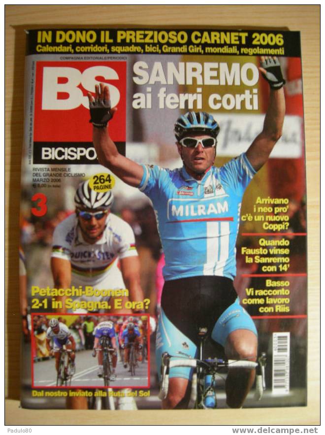 BS Bicisport 2006 N° 3 Marzo (Petacchi-Boonen) - Deportes