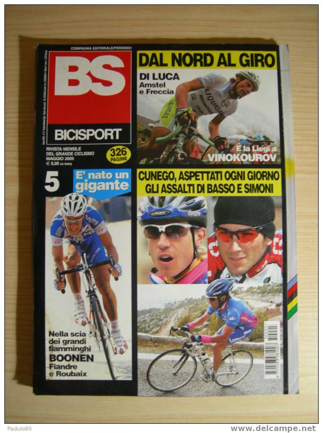 BS Bicisport 2005 N° 5 Maggio (Boonen-Di Luca) - Sport