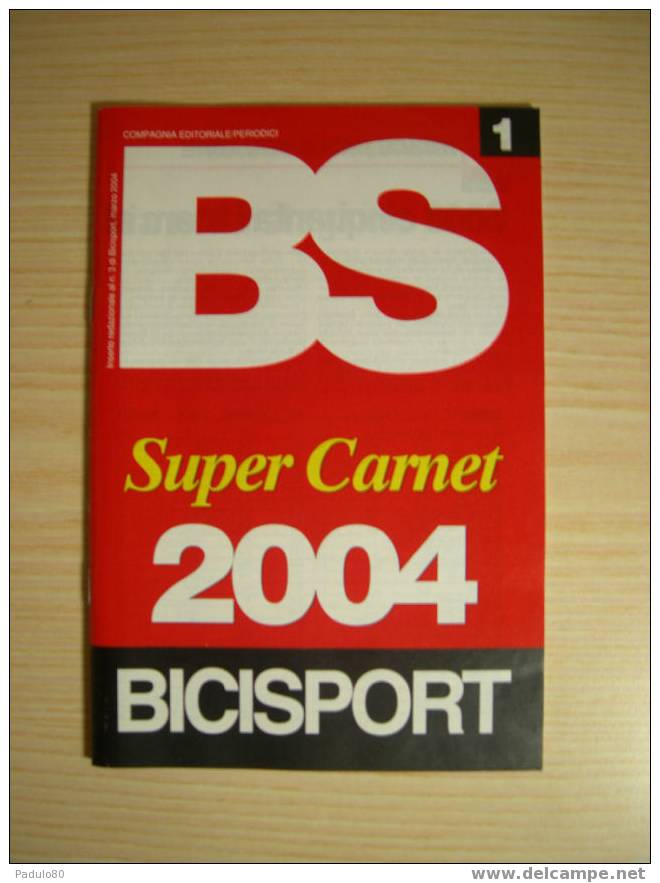 BS Bicisport 2004 Super Carnet Cycling - Deportes