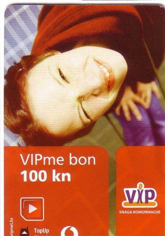 Croatia GSM  Prepaid ( Prepaye ) Card - Nice Girl - VODAFONE - Mode