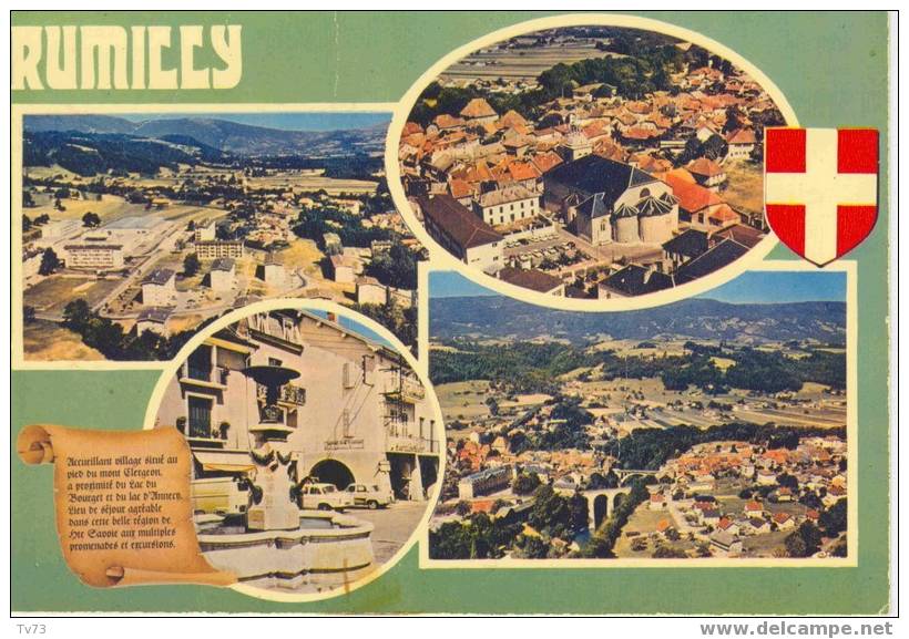 Cpa 819 - RUMILLY - Carte Multi Vues - (Haute Savoie) - Rumilly