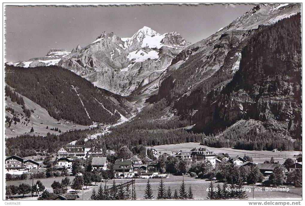 CPSM KANDERSTEG Mit Blumlisalp - Kandersteg