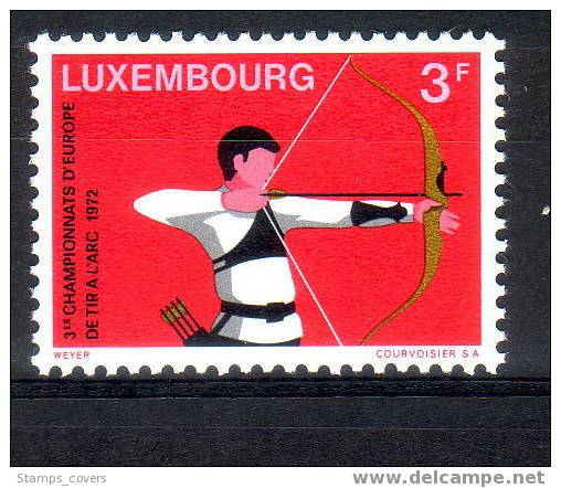 LUXEMBOURG MNH** MICHEL 848 €0.50 TIR A L´ARC - Ungebraucht