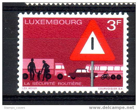 LUXEMBOURG MNH** MICHEL 809 €0,30 SECURITE ROUTE - Nuovi