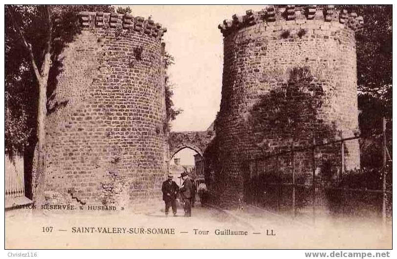 80 ST VALERY SUR SOMME Tour Guillaume   Beau Plan Animé - Saint Valery Sur Somme