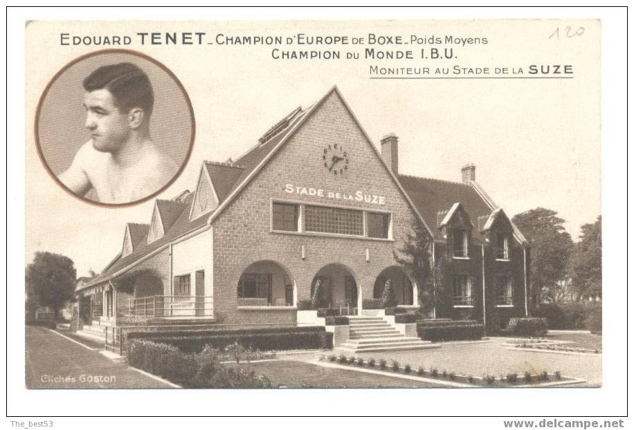 Edouard TENET Champion De Boxe  - Moniteur Au Stade De La Suze - Maisons Alfort