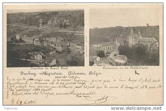 Durbuy - Villégiature. Ardennes Belges. - Quartier Du Grand Pont. - Panorama Vu Du Nord-Ouest. - Durbuy