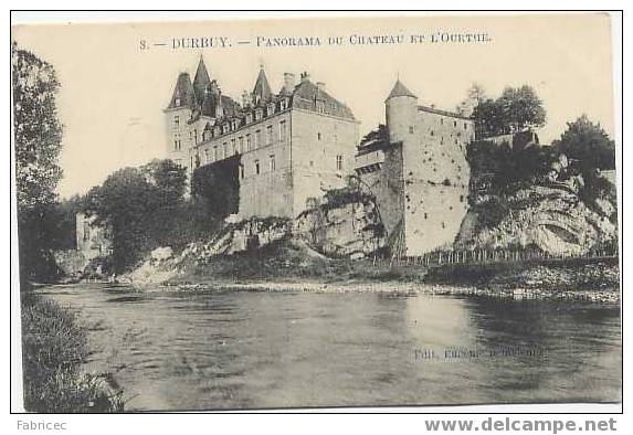 Durbuy - Panorama Du Château Et L'Ourthe - Durbuy