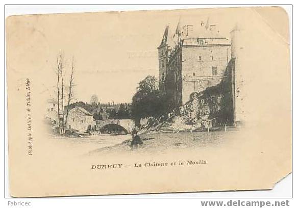 Durbuy - Le Château Et Le Moulin - Durbuy