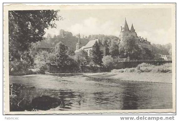 Durbuy - La Plus Petite Ville Du Monde - Le Château Et L'Eglise, Vus De L'Ourthe - Durbuy