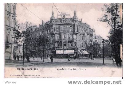 HH006 / Eimsbüttel Ca. 1900 -  Strassenszene Eppendorfer Weg, Neu - Eimsbüttel