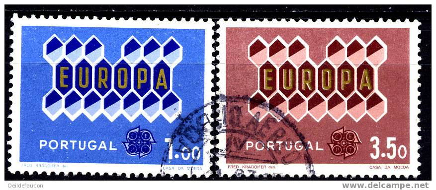 PORTUGAL - Yvert - 908 - 910 -  1.65 € - 1962