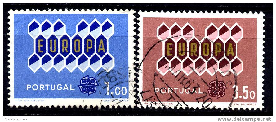 PORTUGAL - Yvert - 908 - 910 -  1.65 € - 1962