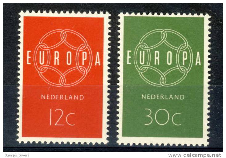 NETHERLAND MNH** MICHEL 735/36 EUROPA 1959 - 1959