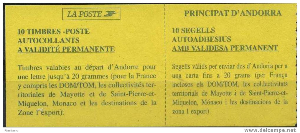 PIA - ANF - 1999 - Série Courante - Comù De La Massana - Carnet - (Yv C 9) - Booklets