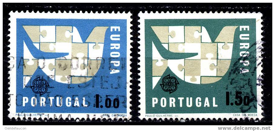 PORTUGAL - Yvert - 929 - 930   - Cote 1.50 € - 1963