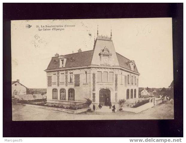 007791 La Souterraine La  Caisse D'épargne édit.l'hirondelle N°28 Belle Carte Banque - La Souterraine