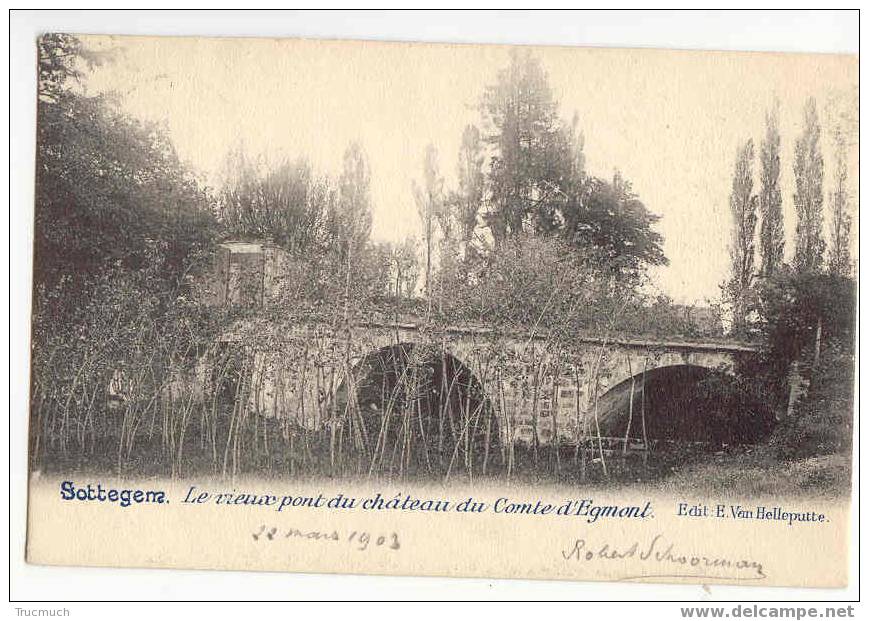 7412 - SOTTEGEM - Le Vieux Pont Du Château Du Comte D' Egmont - Zottegem