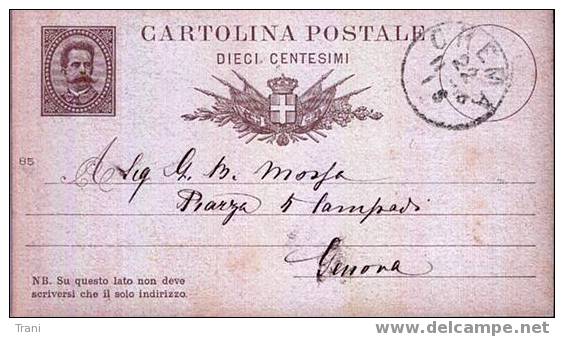 CREMA - Anno 1885 - Stamped Stationery