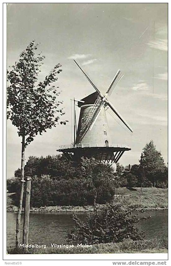 MIDDELBURG Vlissingse Molen ; Le Moulin En 1959 - Middelburg