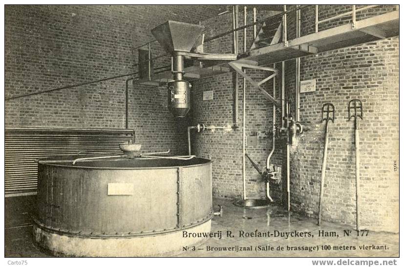 BELGIQUE - HAM - BIERE - Salle De Brassage - Ham