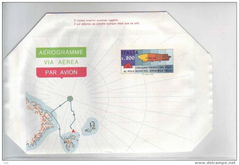 ITALIA 1979 - Aereogramma - 50° Nobile - Sonstige (Luft)