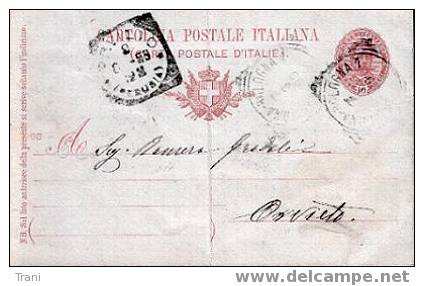 ORVIETO - Anno 1899 - Entiers Postaux