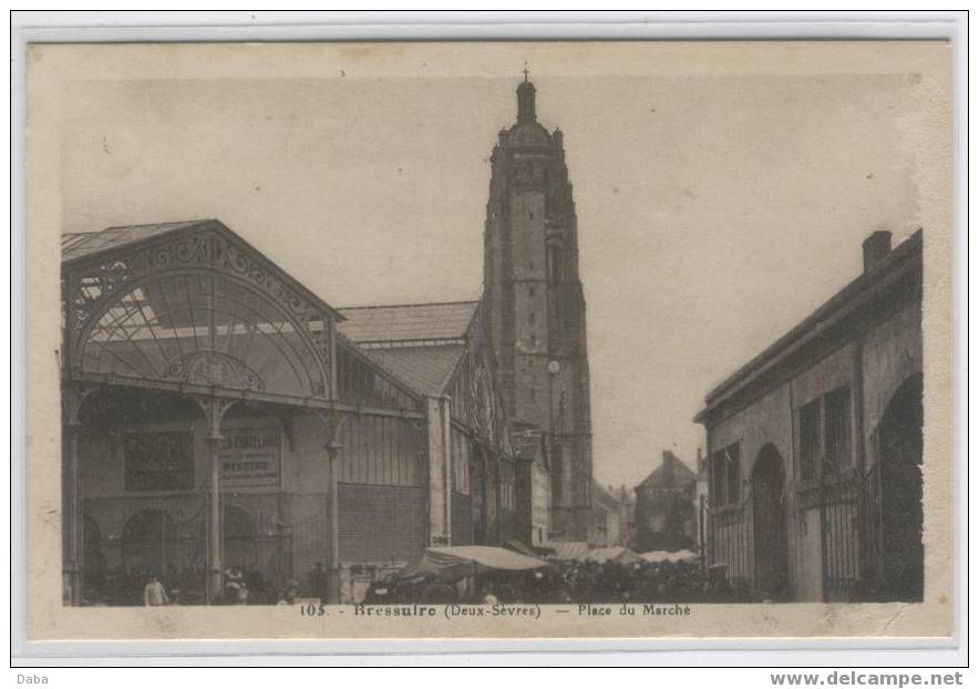 BRESSUIRE. PLACE DU MARCHE - Bressuire