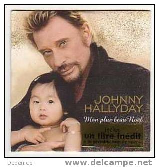 J. HALLYDAY : CD Single  " MON PLUS BEAU NOËL "  NEUF Et SCELLE - Sonstige - Franz. Chansons