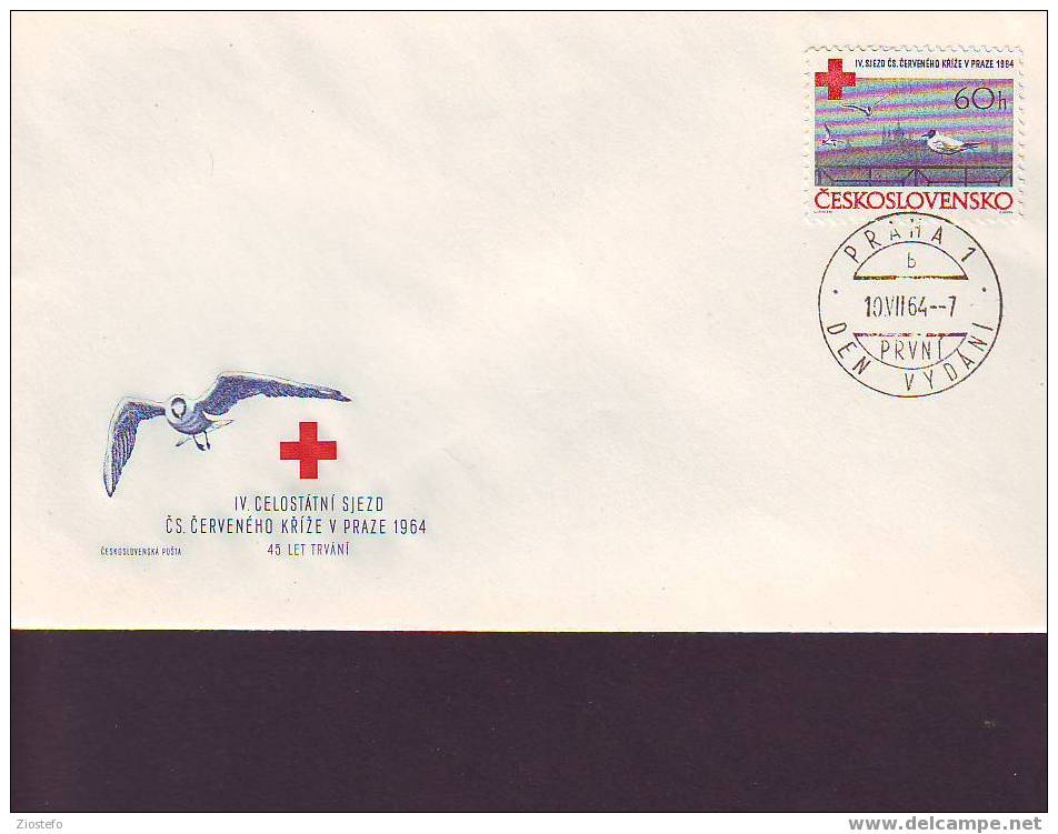 102 Fdc Red Cross Croce Rossa - Other & Unclassified