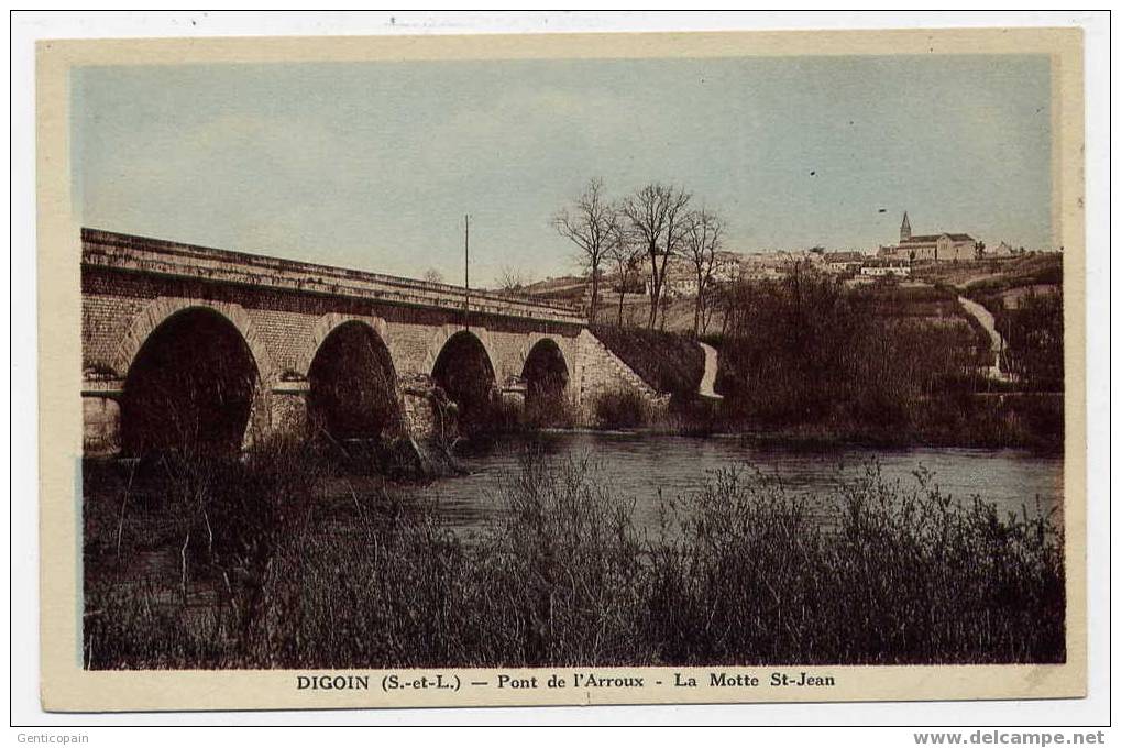 H109 - DIGOIN - Pont De L'Arroux - La Motte Saint-Jean - Digoin