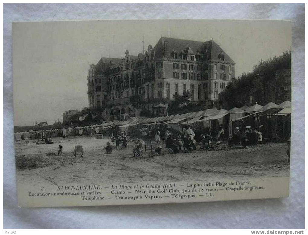 35 SAINT LUNAIRE PLAGE ET GRAND HOTEL ANIMEE - Saint-Lunaire