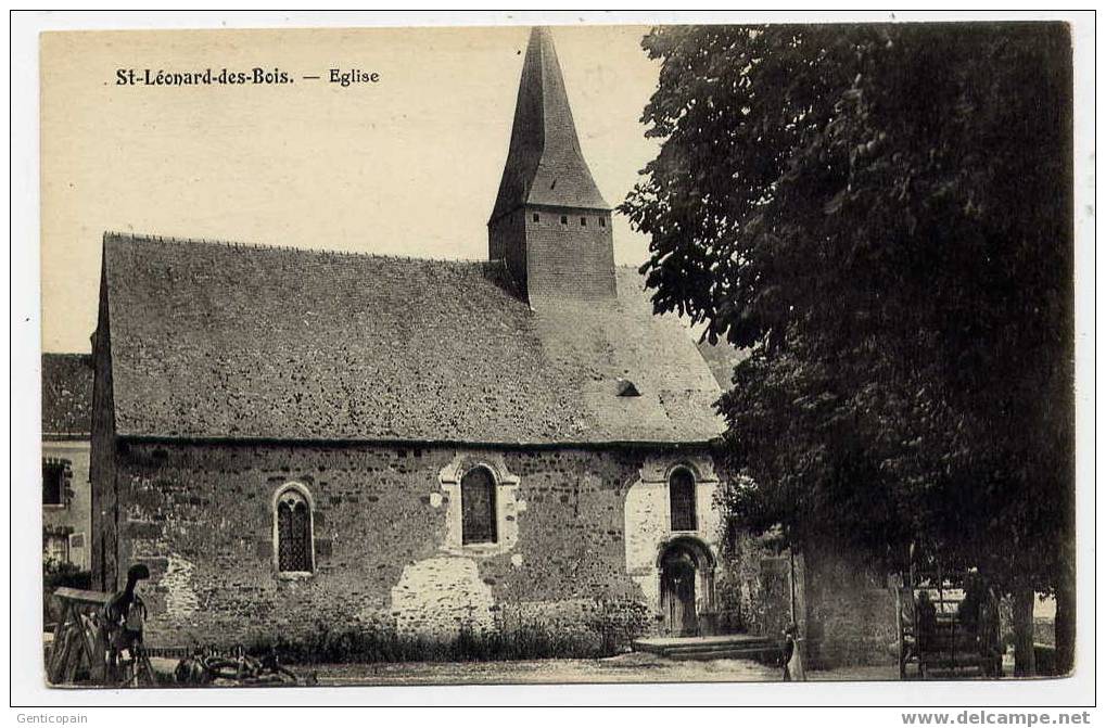 H109 - SAINT-LEONARD-des-BOIS - église - Saint Leonard Des Bois