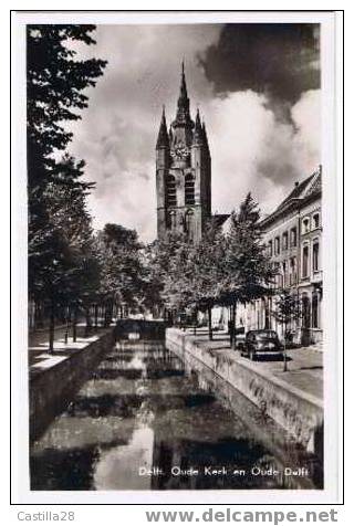 CPSM DELFT Oude Kerk En Oude Delft - Delft