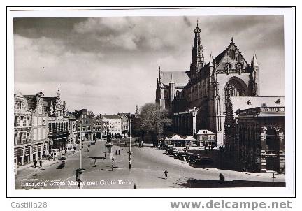 CPSM HAARLEM Grote Markt Met Grote Kerk - Haarlem